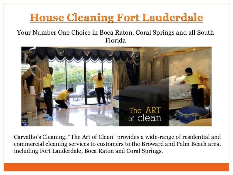 Cleaning services boca raton