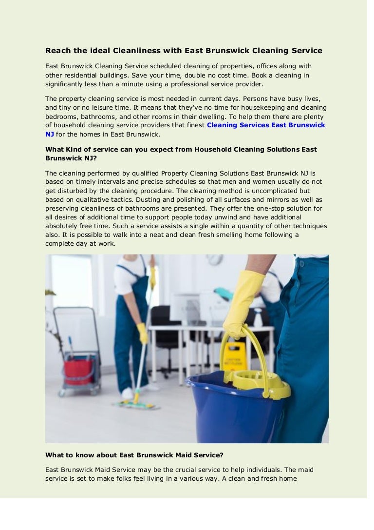 Cleaning services east brunswick nj