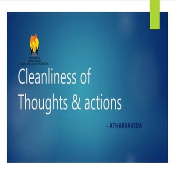 Cleanliness of surroundings and health | PPTX