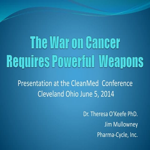 Pharma-Cycle's CleanMed 2014 Presentation