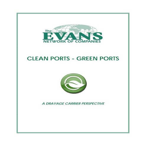 Clean Ports Green Ports