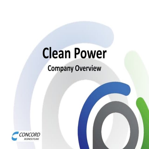 Clean Power Pitch Deck | PPTX