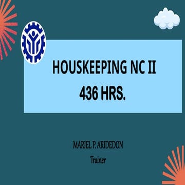 HOUSEKEEPING NC II CLEAN & PREPARE ROOM FOR GUEST.pptx