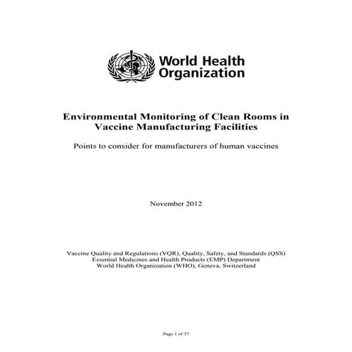 Cleanrooms for Vaccines.pdf