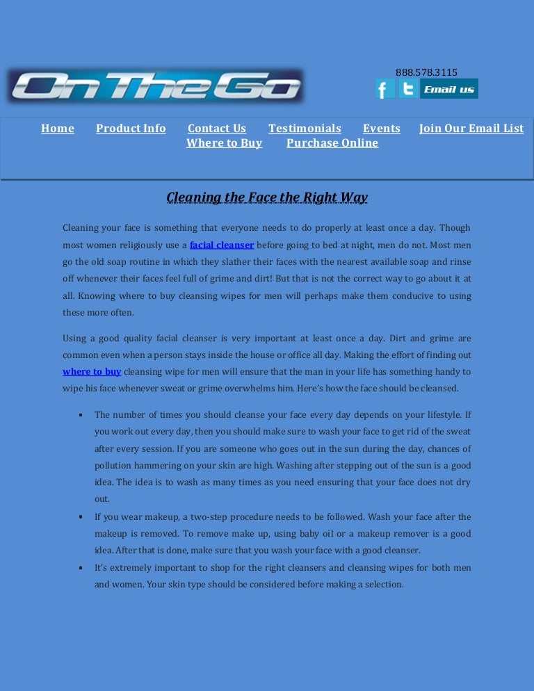 men's cleansing wipes