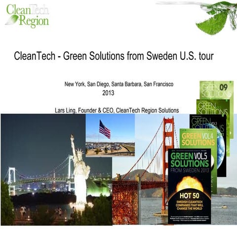 CleanTech: Green Solutions from Sweden U.S. Tour