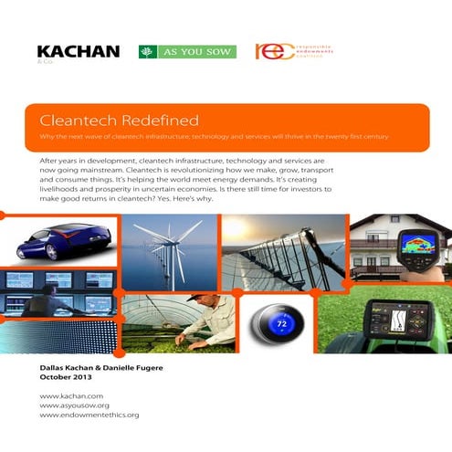 Cleantech Redefined