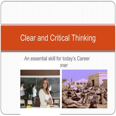 Clear and Critical Thinking