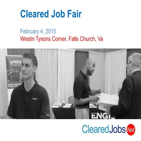 February 4 Cleared Job Fair, Security Clearance Briefings, Resume Review