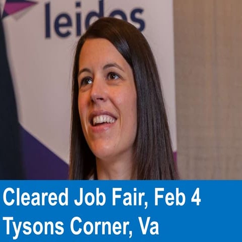February 4 Cleared Job Fair, Security Clearance Briefings, Resume Review