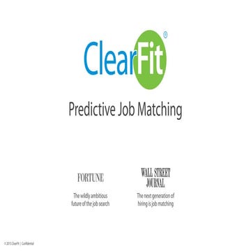 What is Predictive Job Matching?