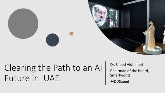 Clearing the Path to an AI Future in UAE