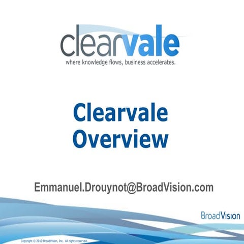 Overview Clearvale - The Social Business Cloud