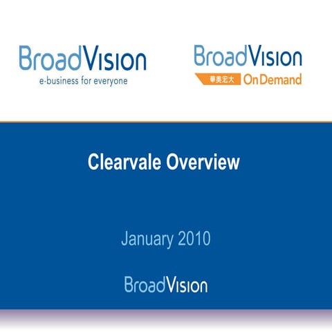 Clearvale Overview En 2010 01 07
