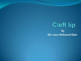 Cleft lip