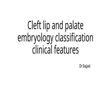DEVELOPMENT OF PALATE AND ITS ANOMALIES | PPTX