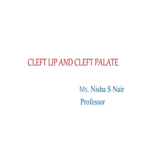 CLEFT LIP AND CLEFT PALATE PPT.pptx child