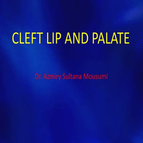 Cleft lip and palate
