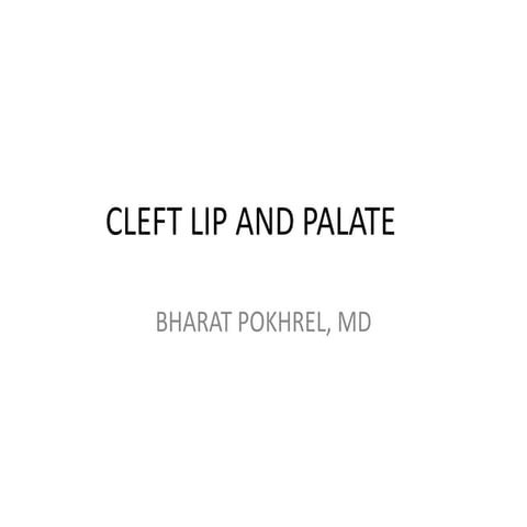 Cleft lip and palate