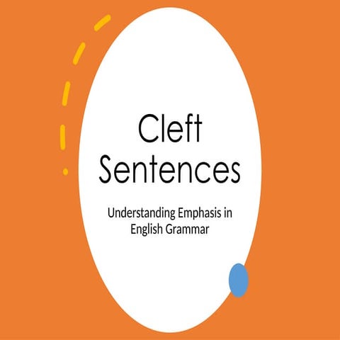 inversion and cleft sentences english learning | PPT