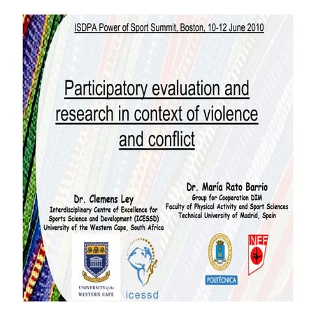 Clemens ley  participatory evaluation and research