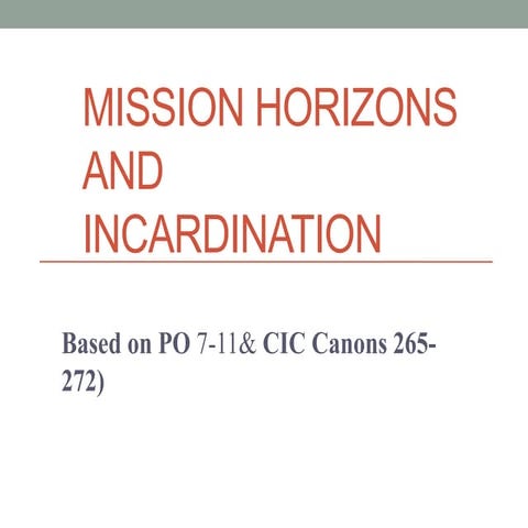 Incardination, Presented by Fr. Ambrose