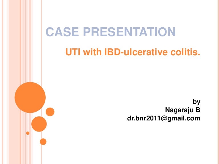 case ppt on UTI with IBD