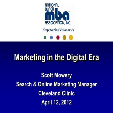 Marketing in the Digital Era