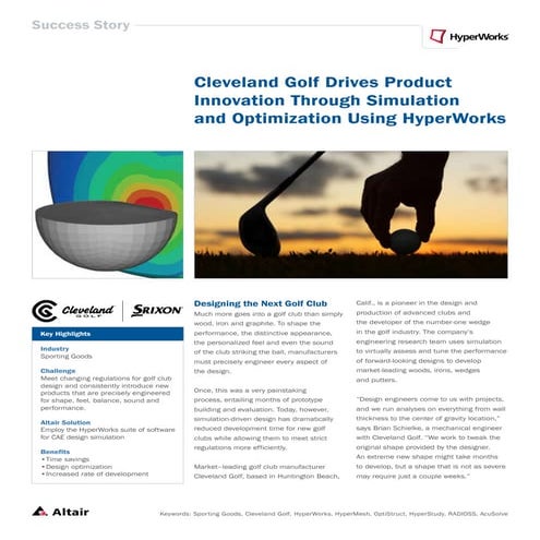 CASE - Cleveland golf 101410