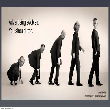 Advertising Evolves, So Should You, V2