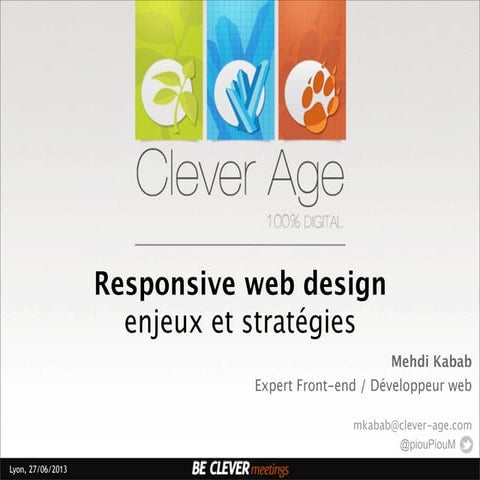 Responsive web design, enjeux et stratégies