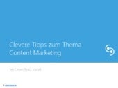 Clevere Tipps zum ThemaContent Mar...