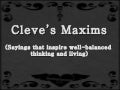 Cleves Maxims