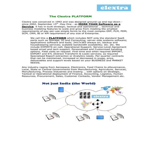 Clextra platform