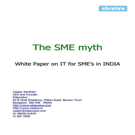 Clextra sme india_it