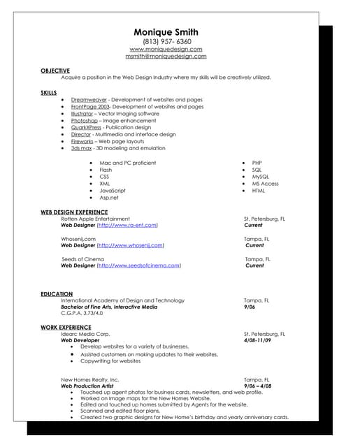 Click here for the Word version of my resume.doc