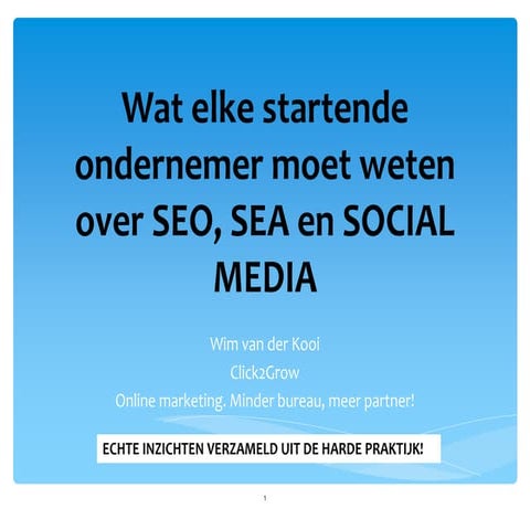 Click2 grow slideshare online marketing valkuilen