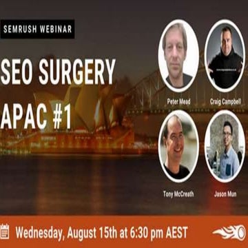 SEO Surgery APAC by Jason Mun