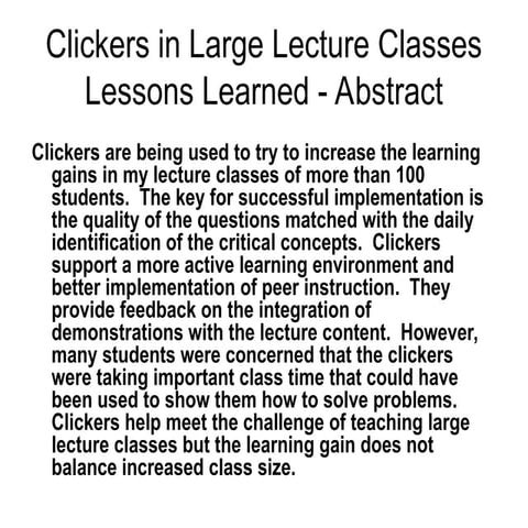 clickers_in_large_lecture_classes.peducation pt