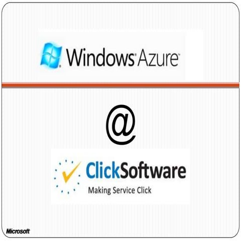 Click softwareazurepresentation