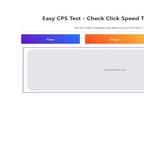 Click Speed Test | DOCX