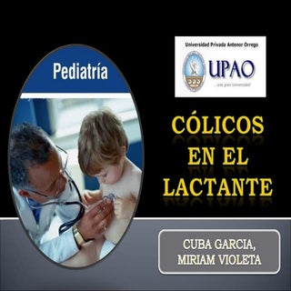 COLICOS EN EL LACTANTE