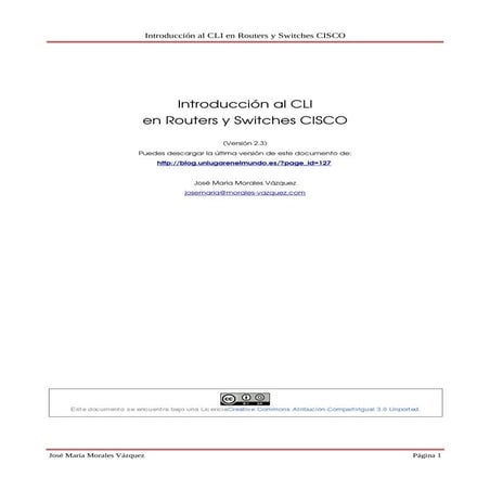 Cli en routers y switches cisco