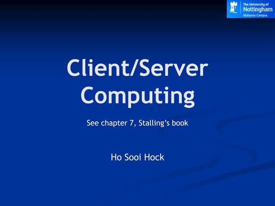 setting-up computer server(client/server topology) | PPT