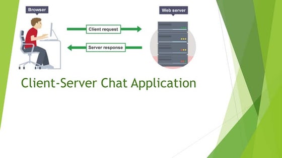 Client server chat application PPTX Client server chat application PPTX