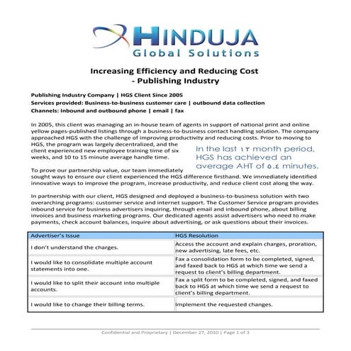 Client Case Study   Media Publishing