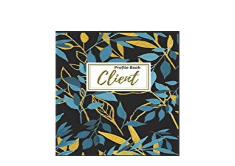 Ebook Textbook Library Client Client Book Profile For Hair Stylist Cl
