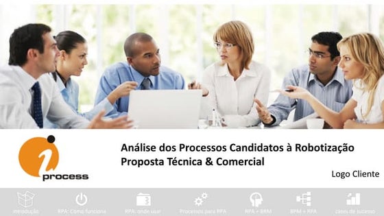 Proposta de Diagnóstico de Processos candidatos a Robotizacao