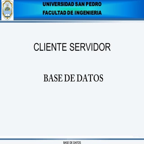 Cliente servidor