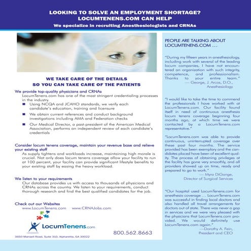 Introduction to Locums | PDF